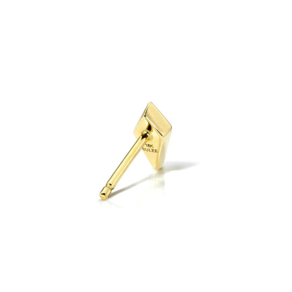 KITE SHAPED DIAMOND BEZEL STUD